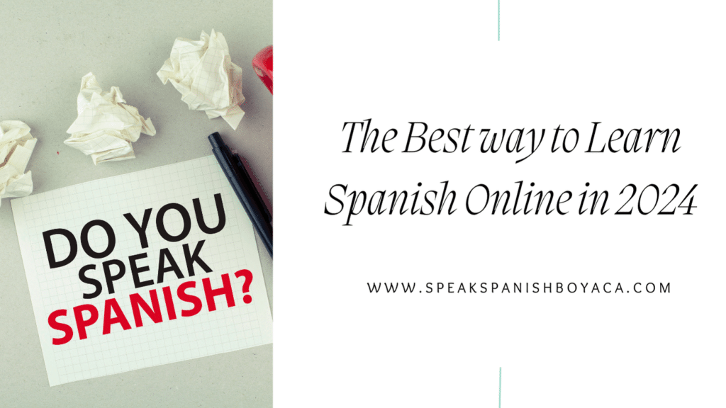 Learn Spanish Online