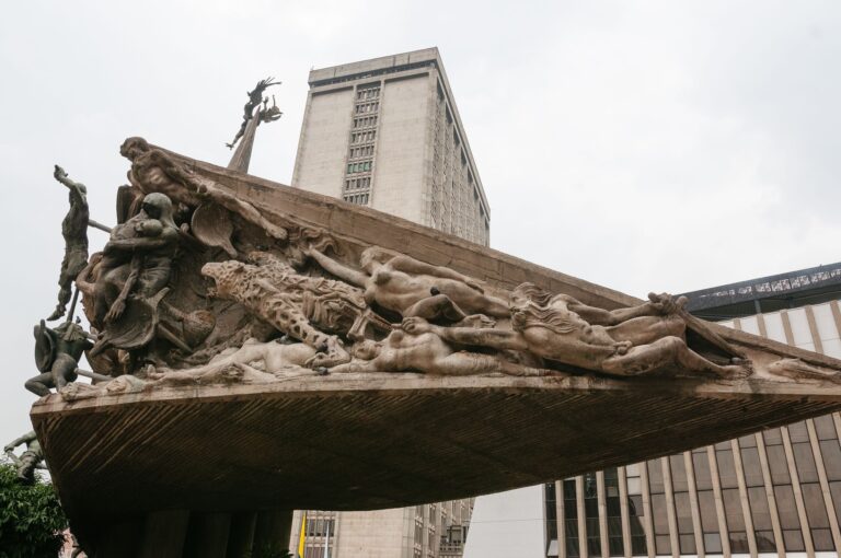 Monument in Medellin, Colombia